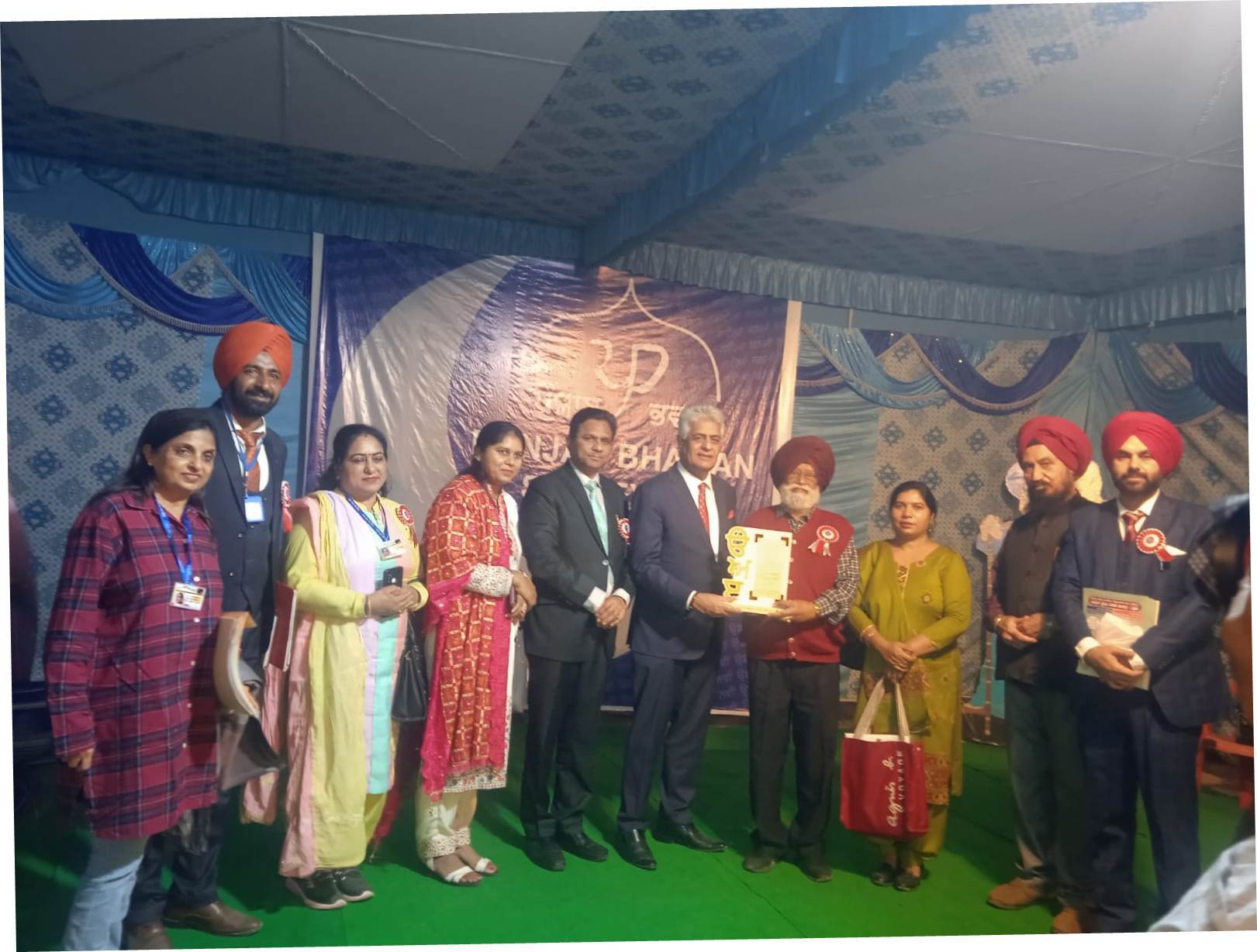 Punjab Bhawan-Surrey Canada honours Principal Bahadur Singh Gosal